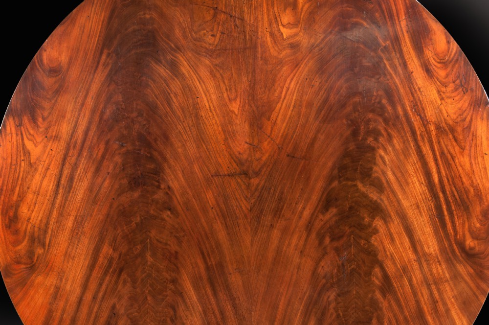 Fine Regency Mahogany Tilt Top Dining Table  View IX