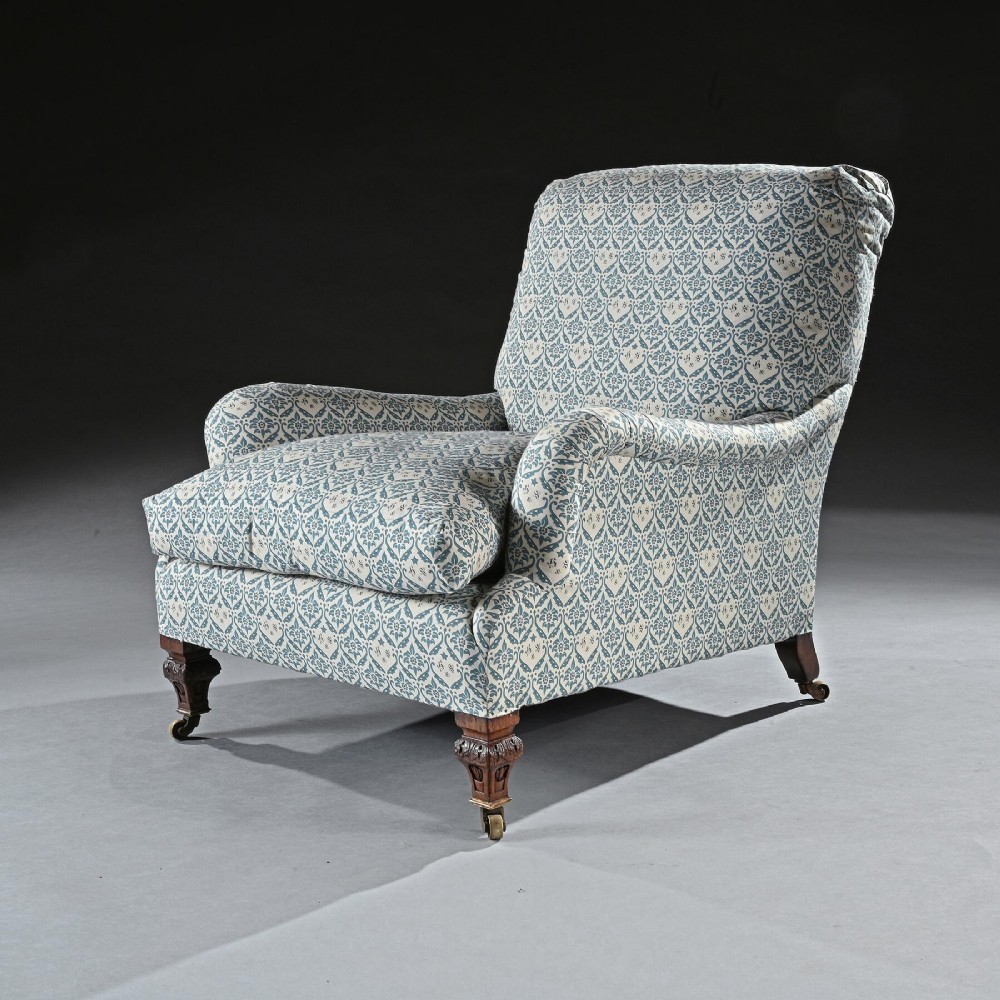 Howard and Sons Grafton Armchair 19th Century