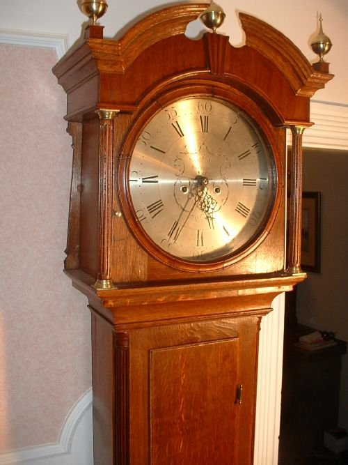8 Day Long-case Clock by Sam Hill of Sheffield