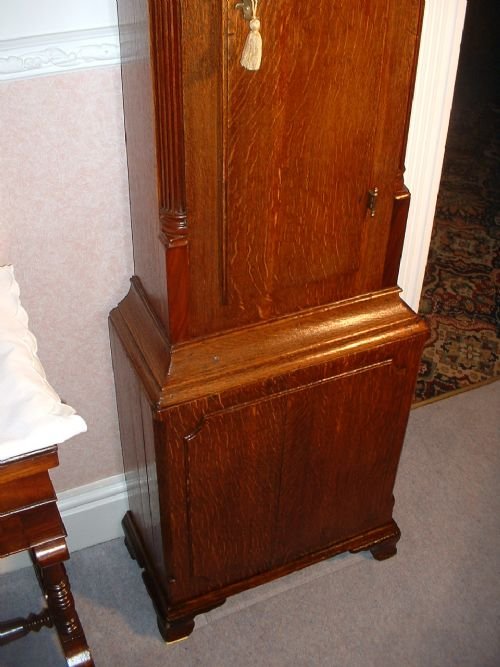 fig 2. 8 day Long-case Clock by SAM HILL of SHEFFIELD