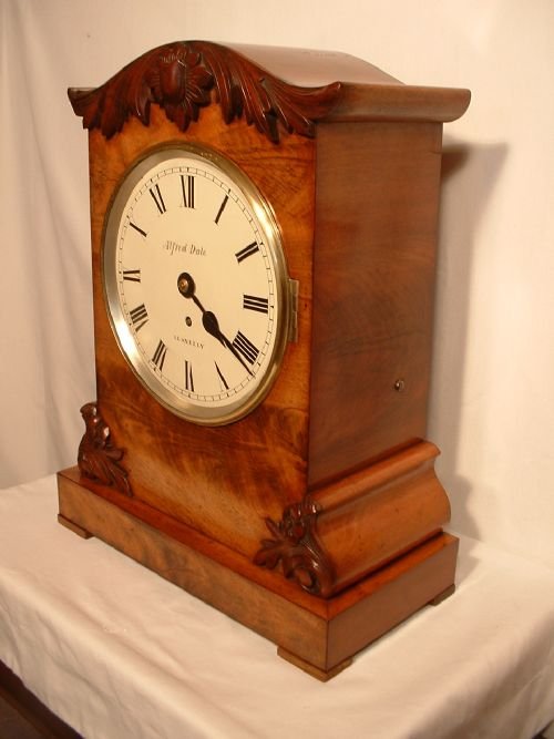 fig 2. Mahogany Fusee Bracket Clock.