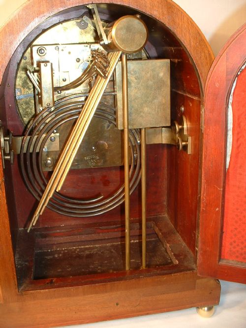 fig 3. Triple Fusee, Westminster Chime, Bracket Clock