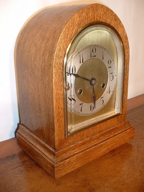 Gustav Becker Striking Mantel Clock.