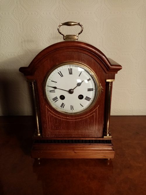 Jpay Freres Mahogany Bracket/mantel Clock
