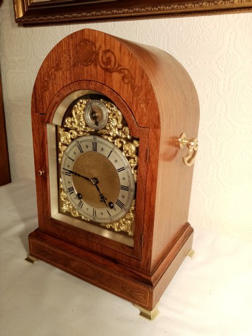 WH TINGTANG ROSEWOOD BRACKET CLOCK - ADDITIONAL PHOTO 2
