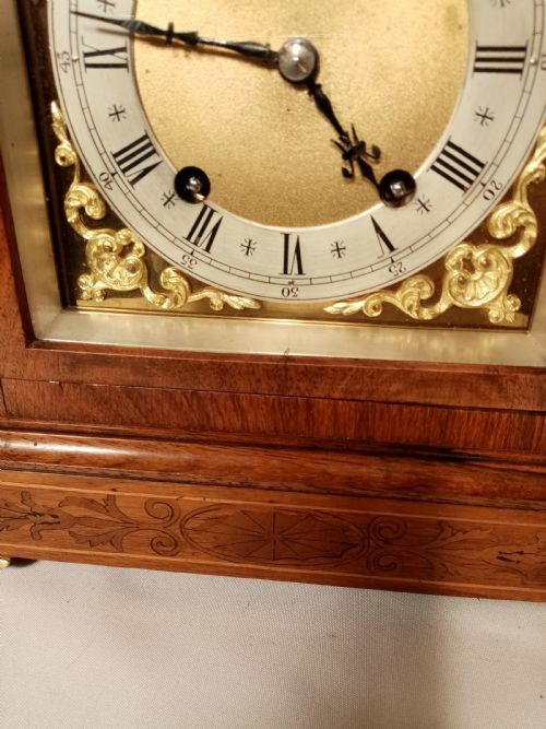 WH TINGTANG ROSEWOOD BRACKET CLOCK - ADDITIONAL PHOTO 3