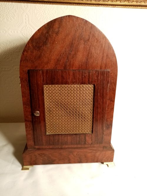 WH TINGTANG ROSEWOOD BRACKET CLOCK - ADDITIONAL PHOTO 5