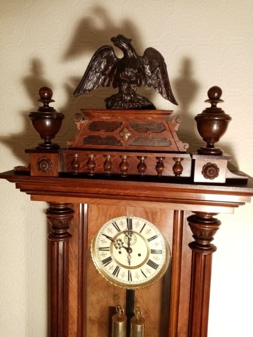 fig 1. Gustav Becker Vienna Wall Clock.