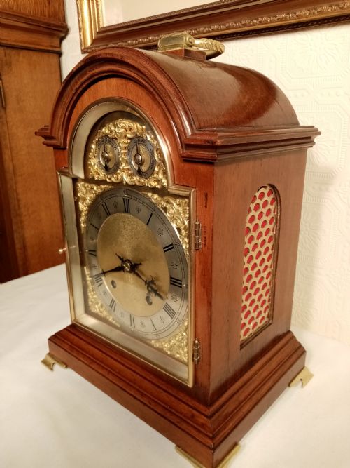 fig 1. Ting-Tang, Quarter-Striking, W&H Mantel/Bracket Clock.