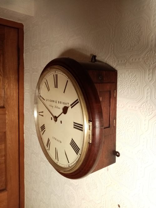 London, Twin-fusee, Bell Striking  Wall Clock