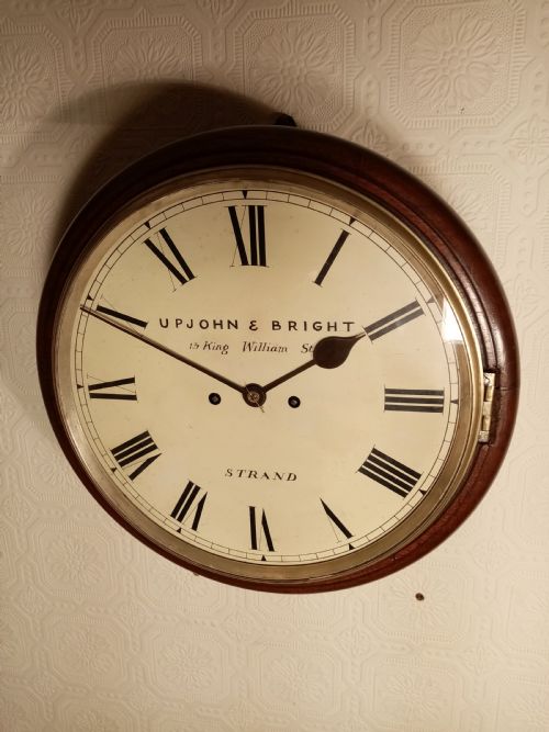 fig 1. London, Twin-Fusee, Bell Striking  Wall Clock