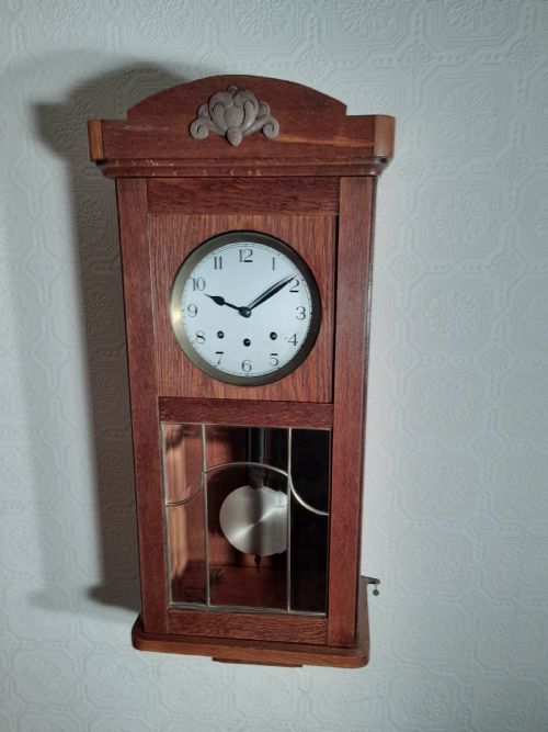 Arts & Crafts Westminster-chime Wall Clock.