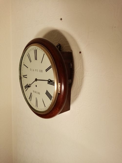 fig 1. Superior Dial/ School/ Railway Wall Clock.