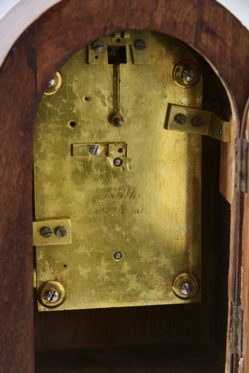 LONDON FUSEE LIBRARYTABLEMANTELBRACKET CLOCK LEITH OF LONDON - ADDITIONAL PHOTO 5
