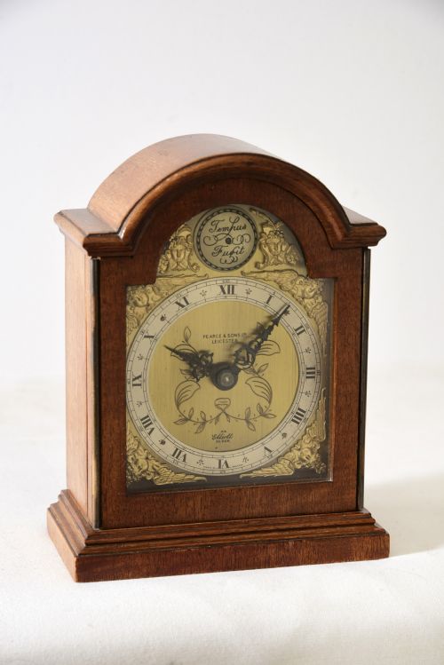 Small-sized Mahogany Bracket Clock. Elliott of London.