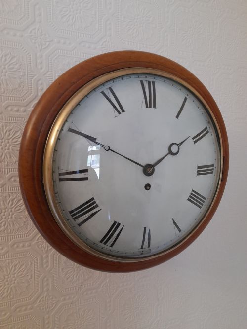 fig 1. Convex dial, Fusee Wall Clock