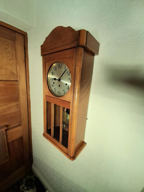 fig 1. Arts & Crafts, Westminster-Chime Wall Clock