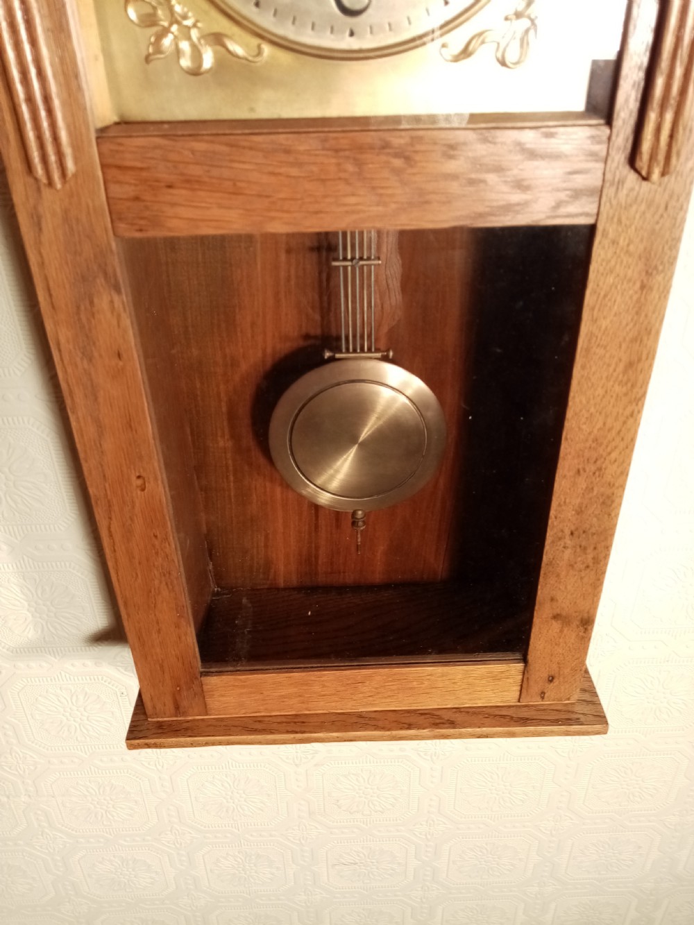 Arts & Crafts Striking Wall Clock. View IV
