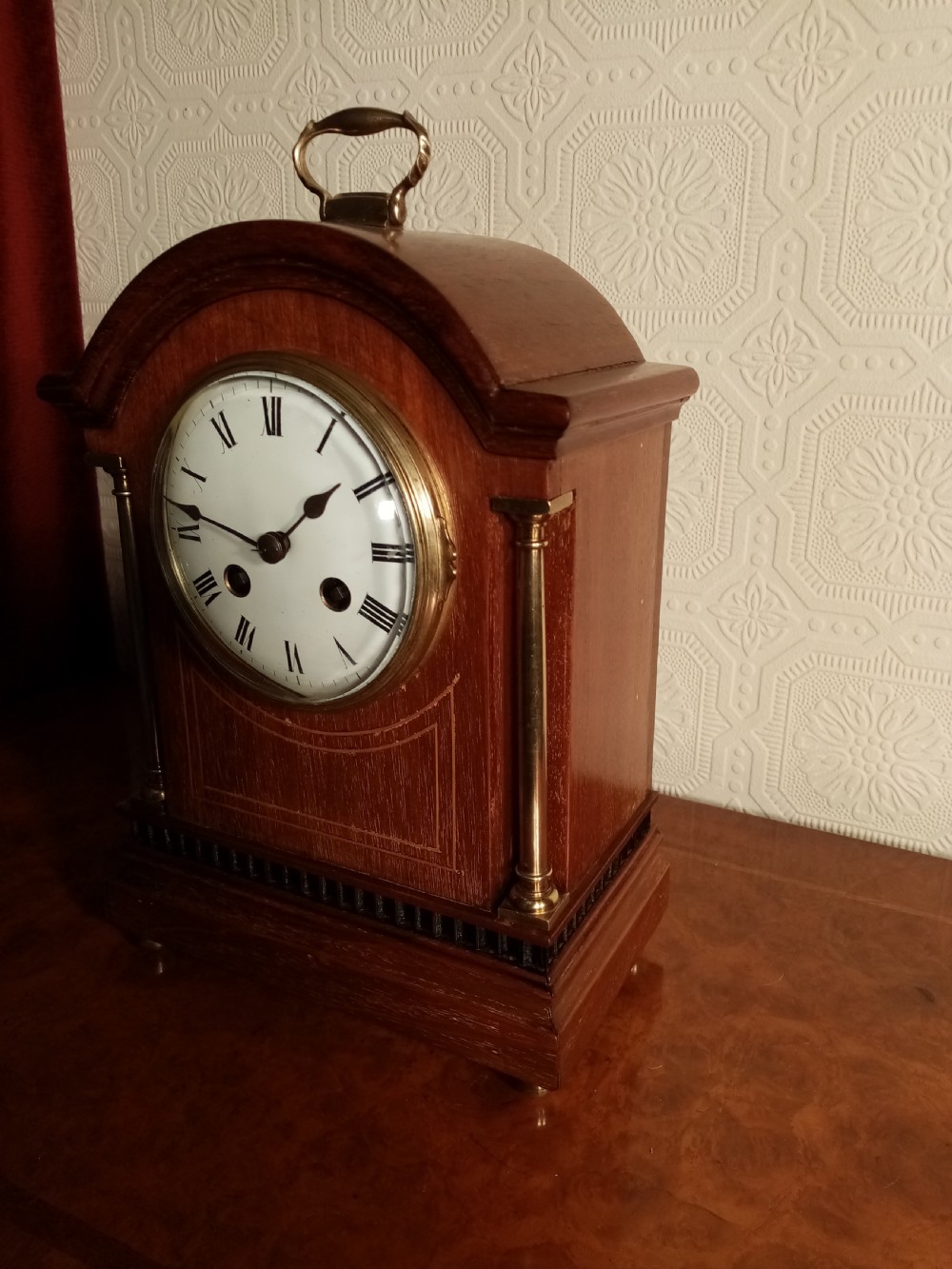 Jpay Freres Mahogany Bracket/mantel Clock View III