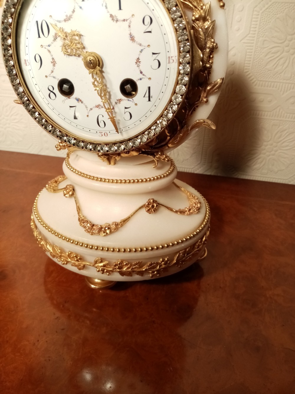 Outstanding Lyre Clock by VINCENTI of PARIS. View VII