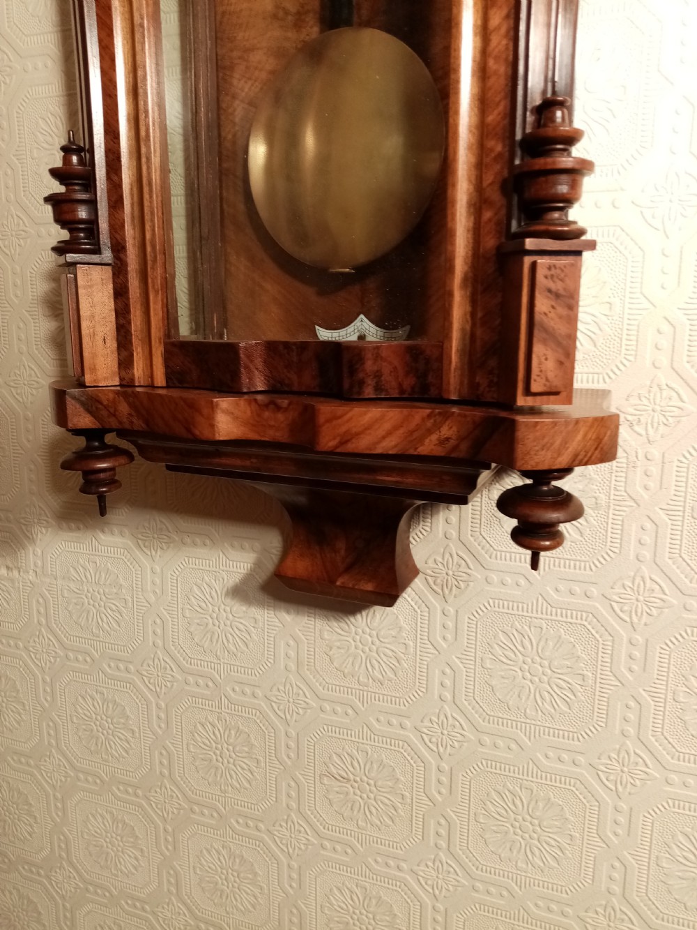 Twin weight Vienna Regulator Wall Clock. View VII