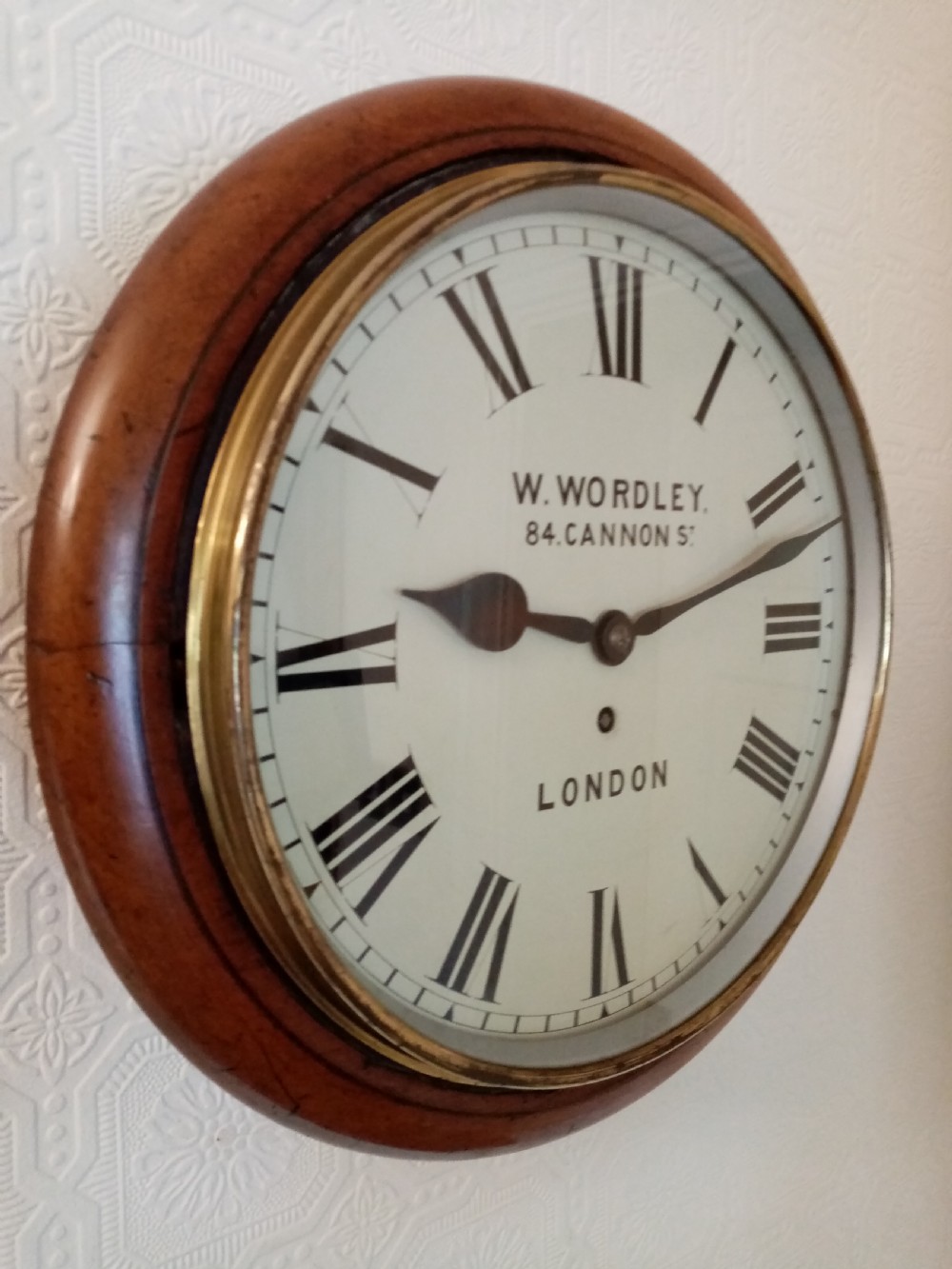 London fusee School/Railway Wall Clock. View II