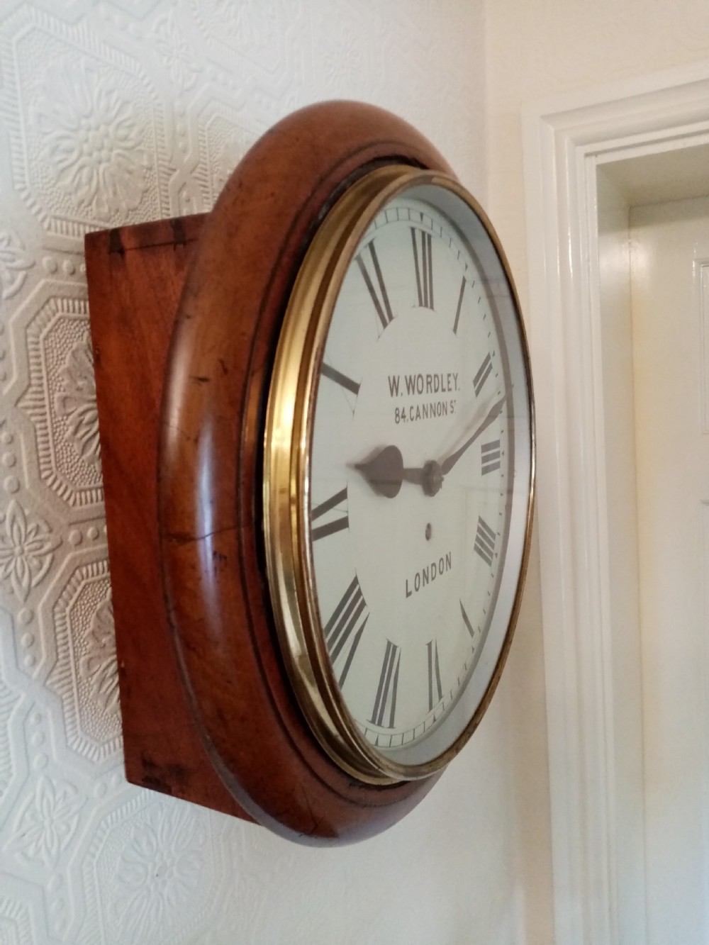 London fusee School/Railway Wall Clock. View IV