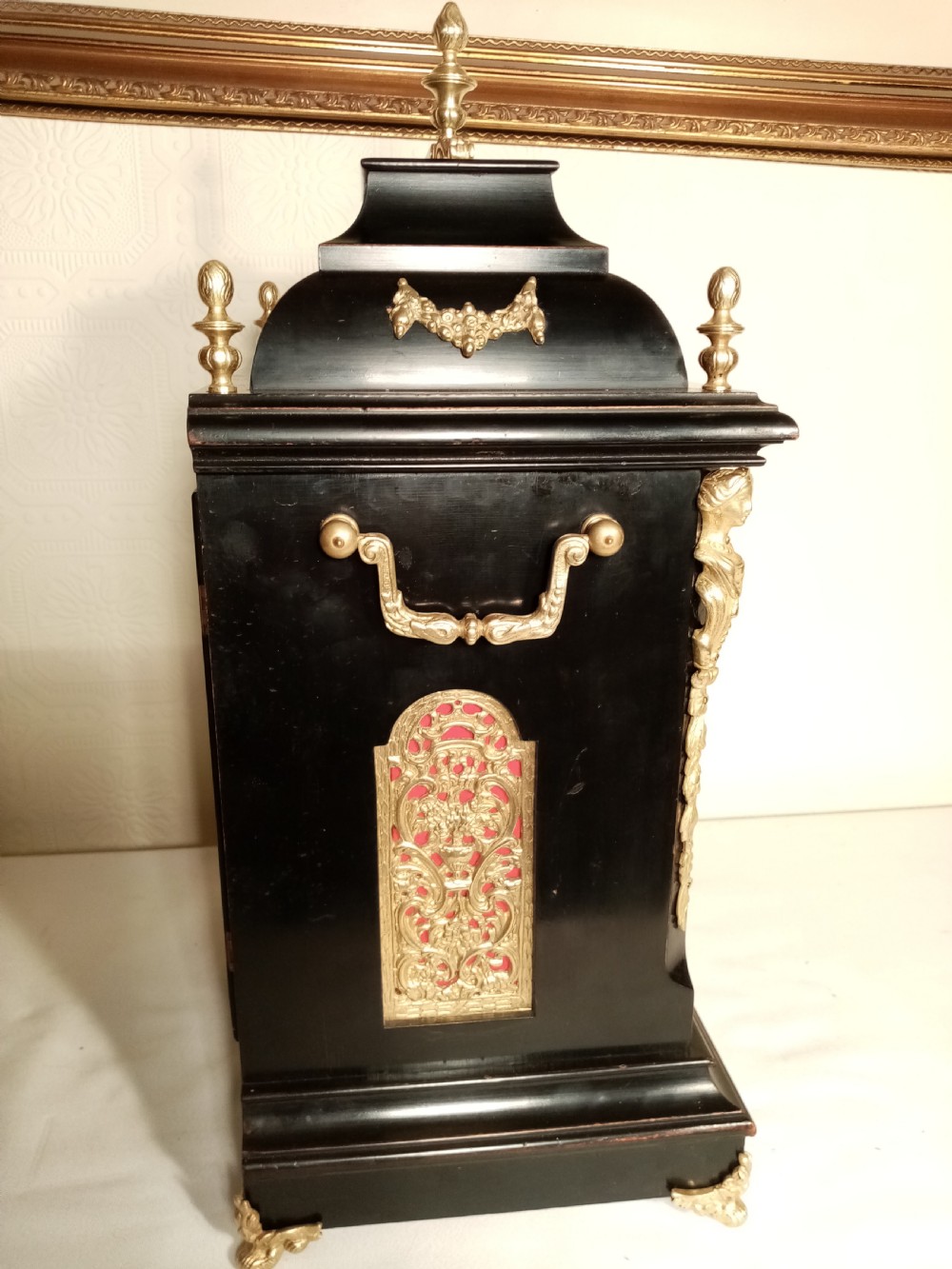 Outstanding Ebonised W&H Ting-tang Quarter-striking Bracket Clock. View IV