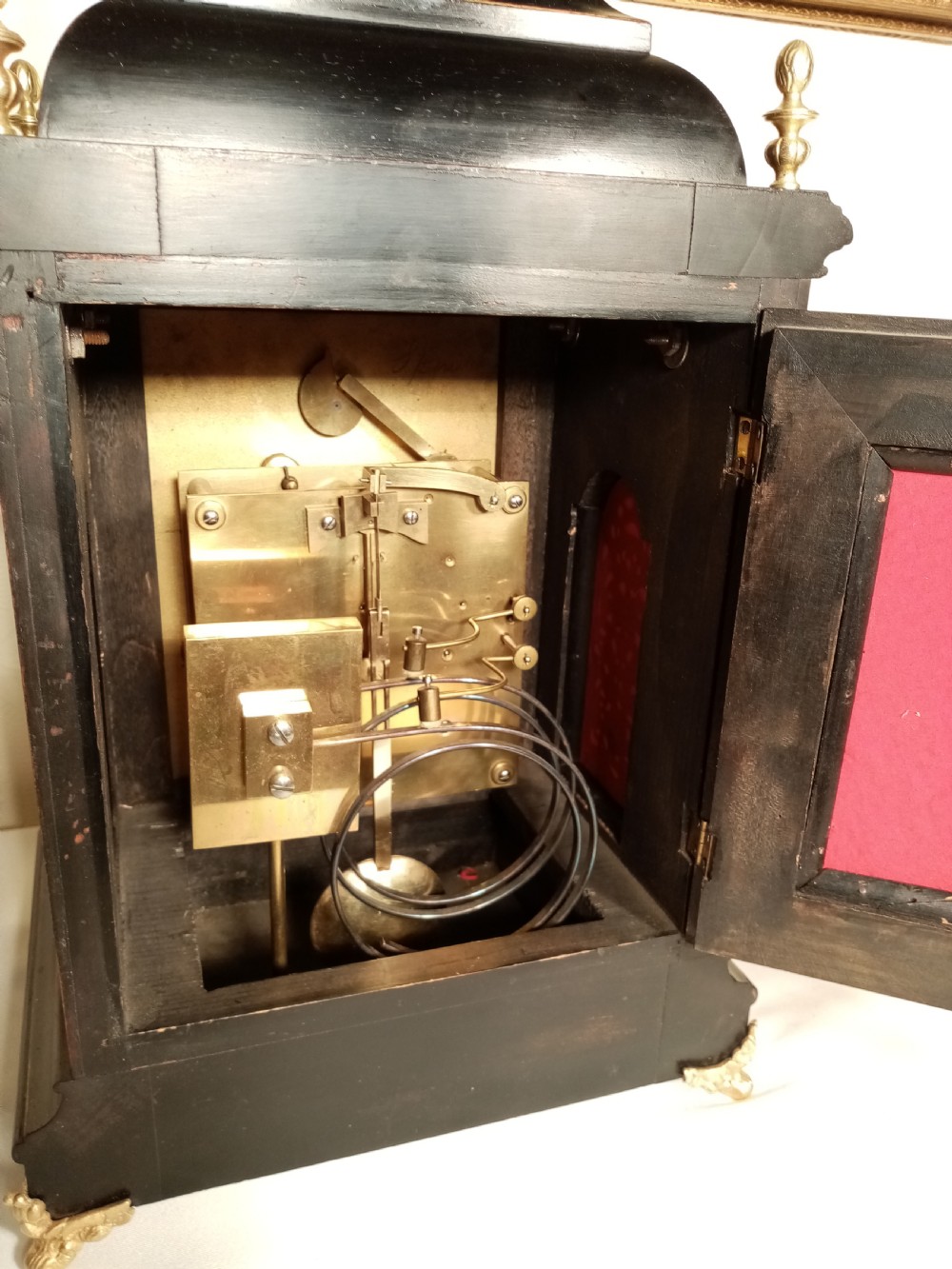 Outstanding Ebonised W&H Ting-tang Quarter-striking Bracket Clock. View VII