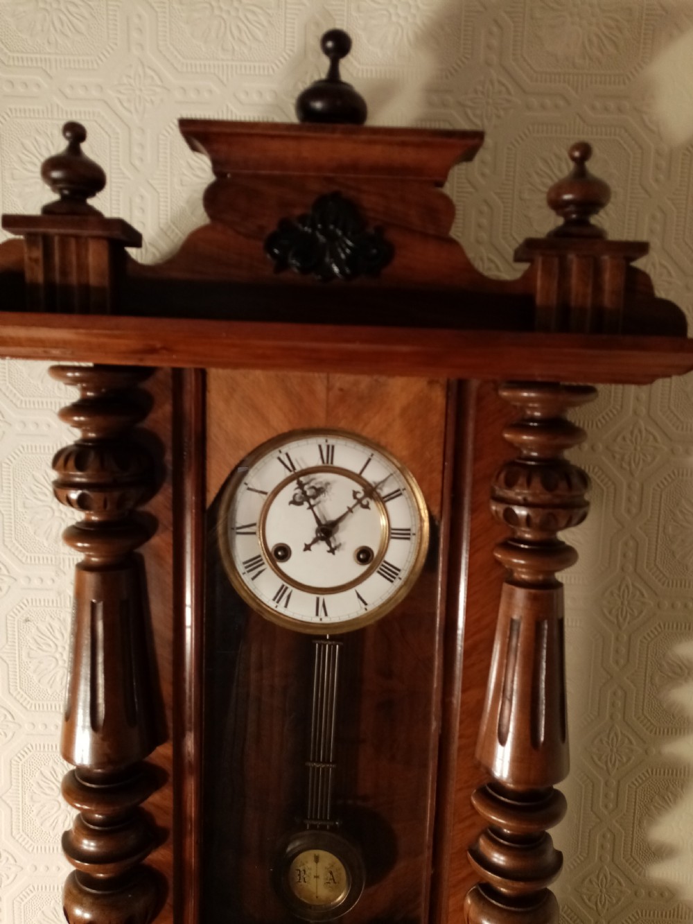 Small Spring-driven Vienna Wall Clock View II