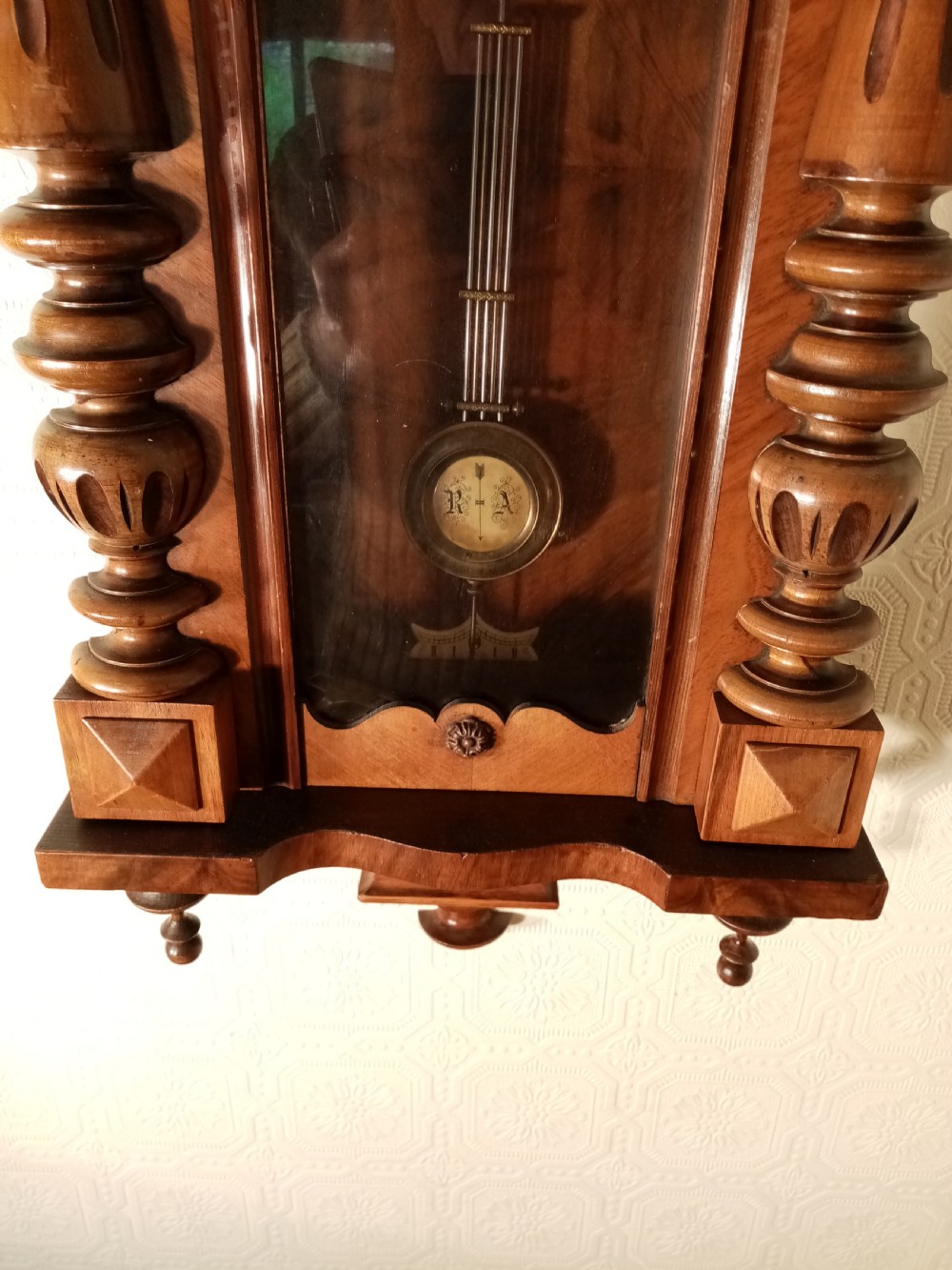 Small Spring-driven Vienna Wall Clock View IV