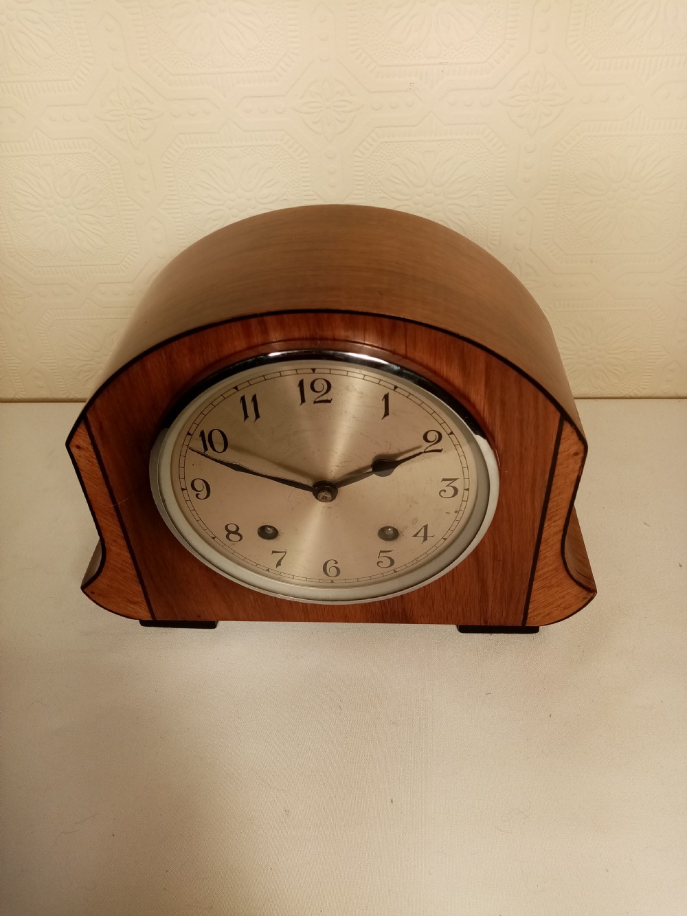 Art-Deco Striking Mantel Clock. GARRARDS of LONDON