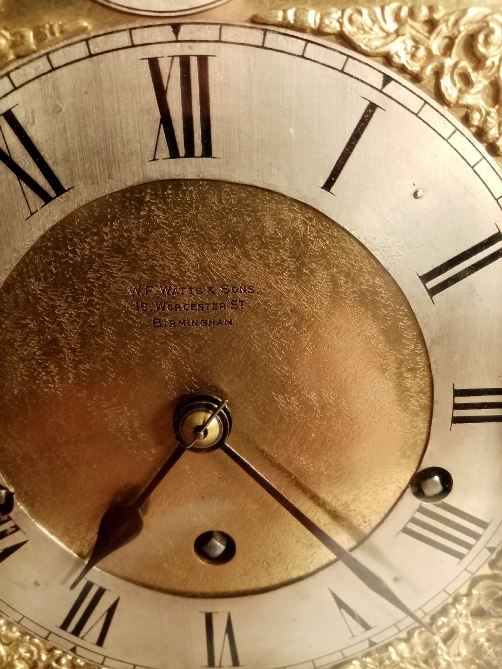 Westminster Chime, Lancet top, Mahogany Bracket/Mantel Clock. View IV