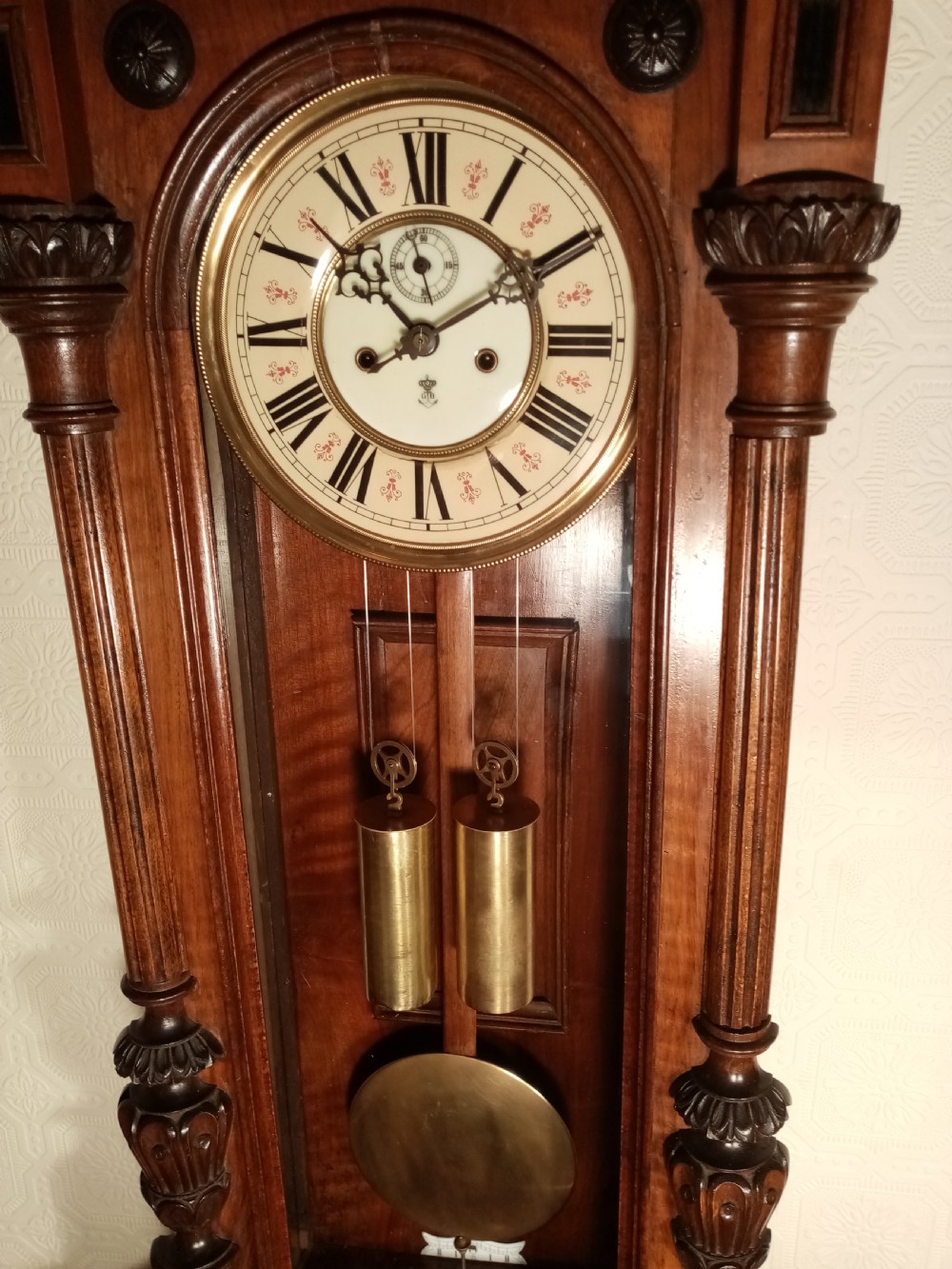 Superior Gustav Becker Vienna Wall Clock View III