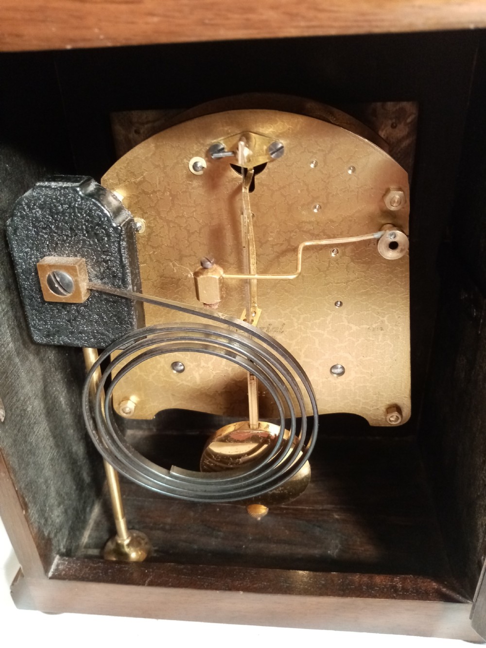 Burr Walnut, Elliott of London, Bracket/ Mantel Clock View VII