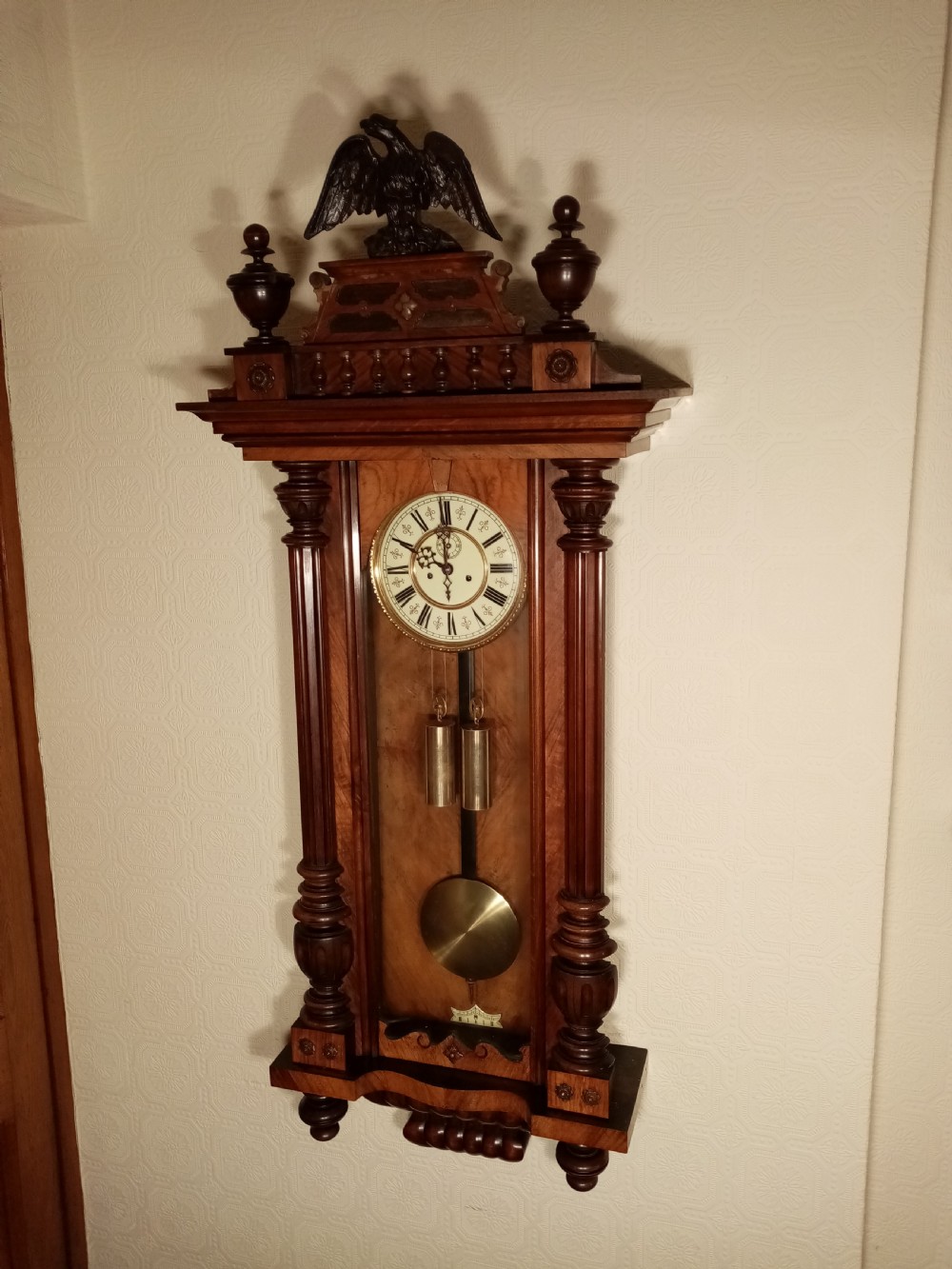 Gustav Becker Vienna Wall Clock.