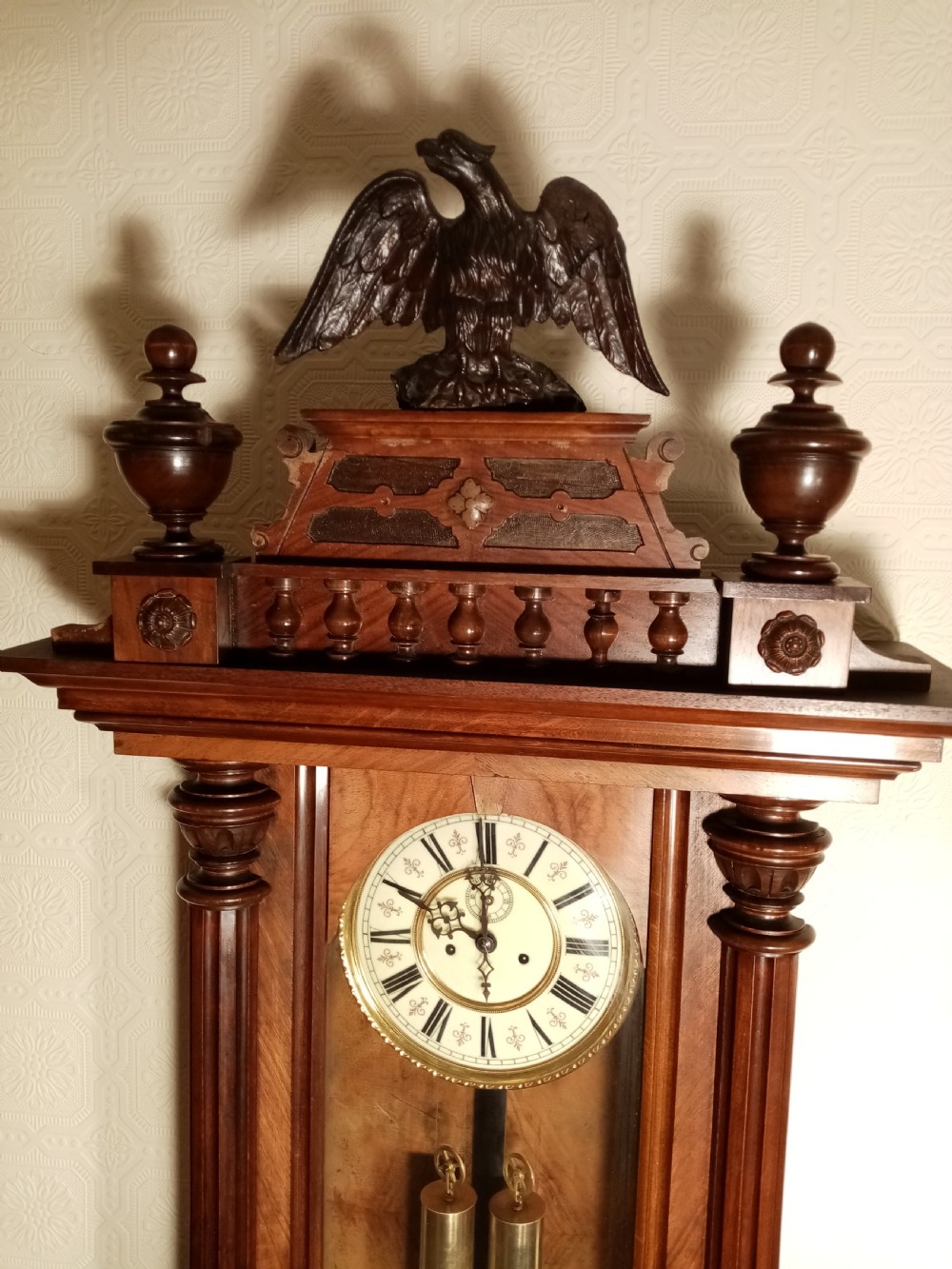 Gustav Becker Vienna Wall Clock. View II