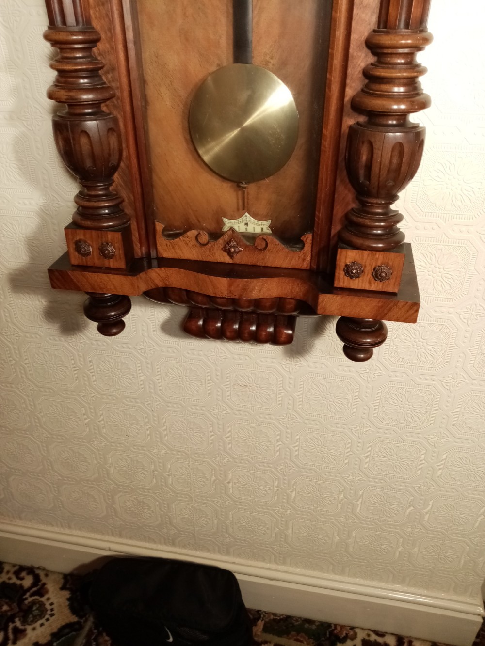 Gustav Becker Vienna Wall Clock. View IV