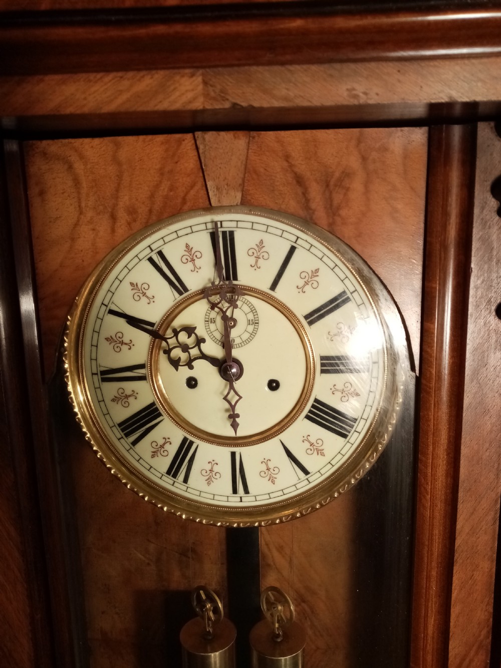 Gustav Becker Vienna Wall Clock. View V