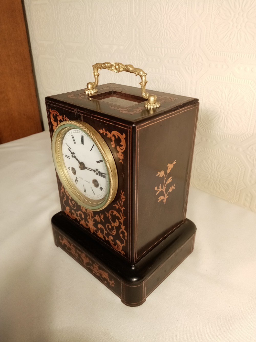 French Officers Campaign Clock View IX