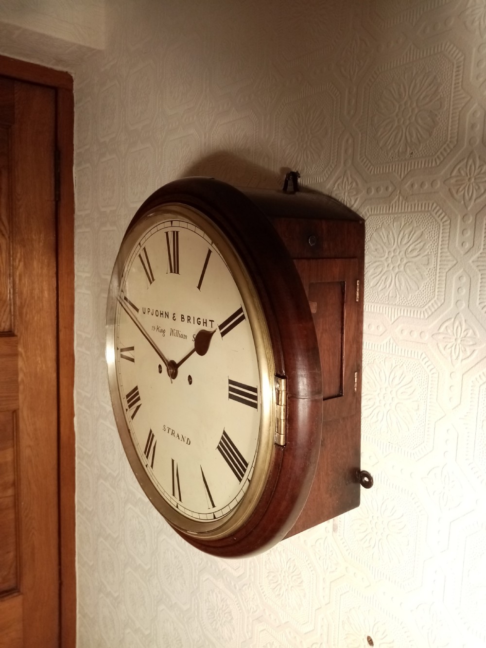 London, Twin-Fusee, Bell Striking  Wall Clock