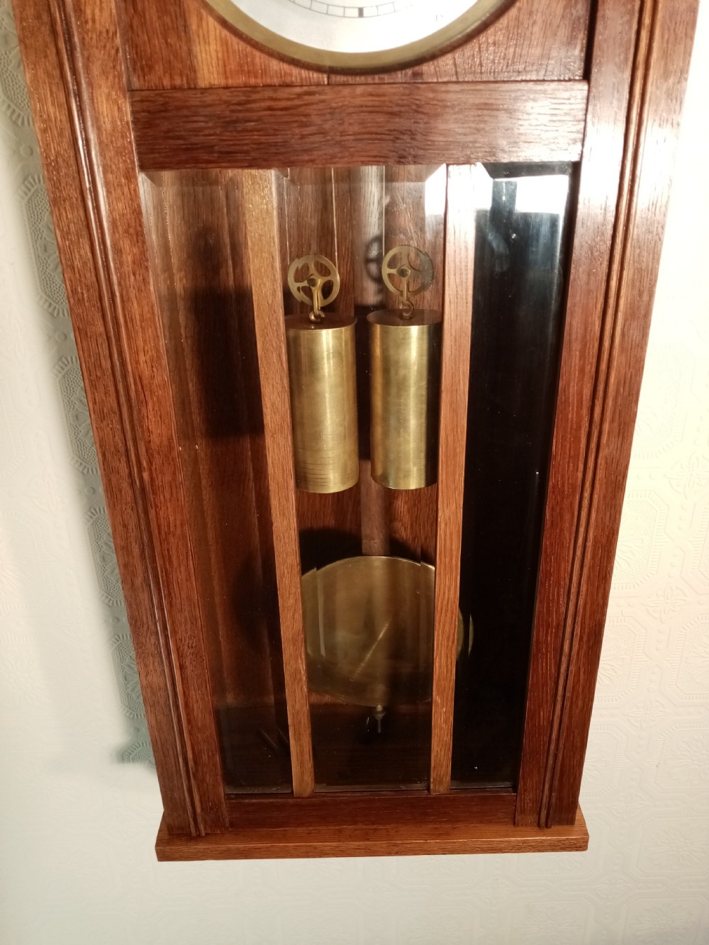 UNIQUE GUSTAV BECKER ARTS & CRAFTS WALL CLOCK. View V