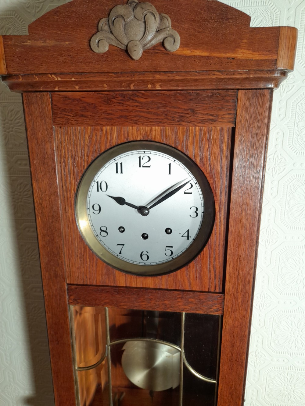 Arts & Crafts Westminster-Chime Wall Clock. View IV