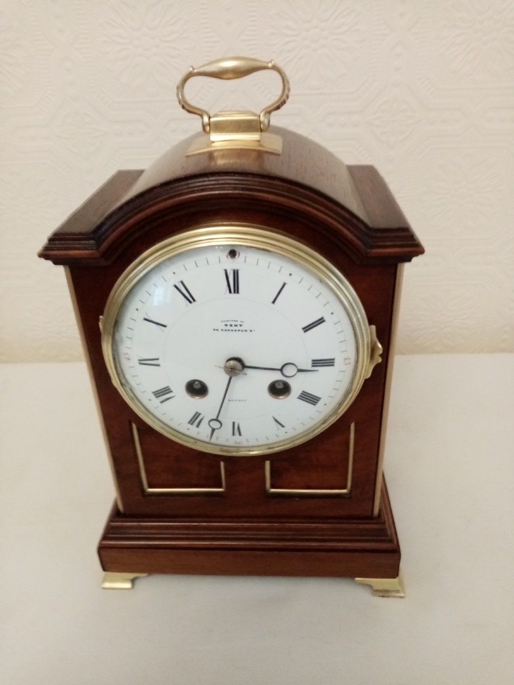 Compact Striking Bracket/Mantel Clock. DENT of LONDON