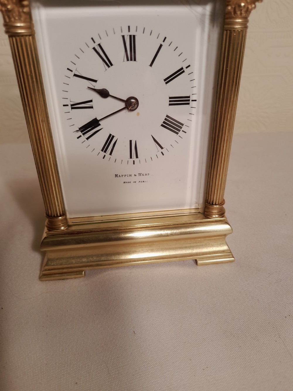 Large Striking/Repeating Carriage Clock. MAPPIN & WEBB PARIS. View V