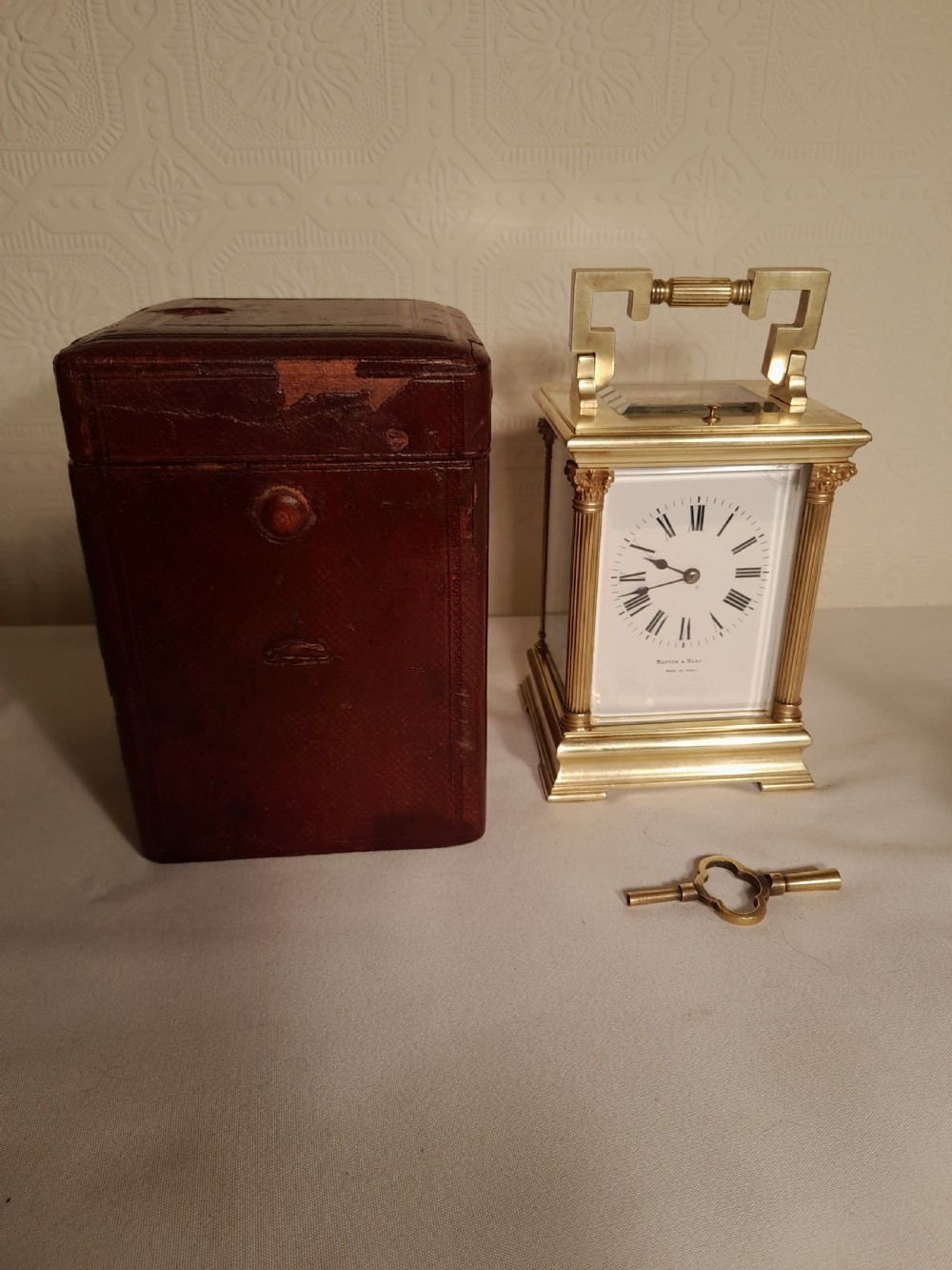 Large Striking/Repeating Carriage Clock. MAPPIN & WEBB PARIS. View VI