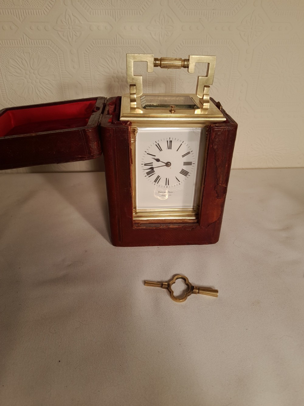 Large Striking/Repeating Carriage Clock. MAPPIN & WEBB PARIS. View VII