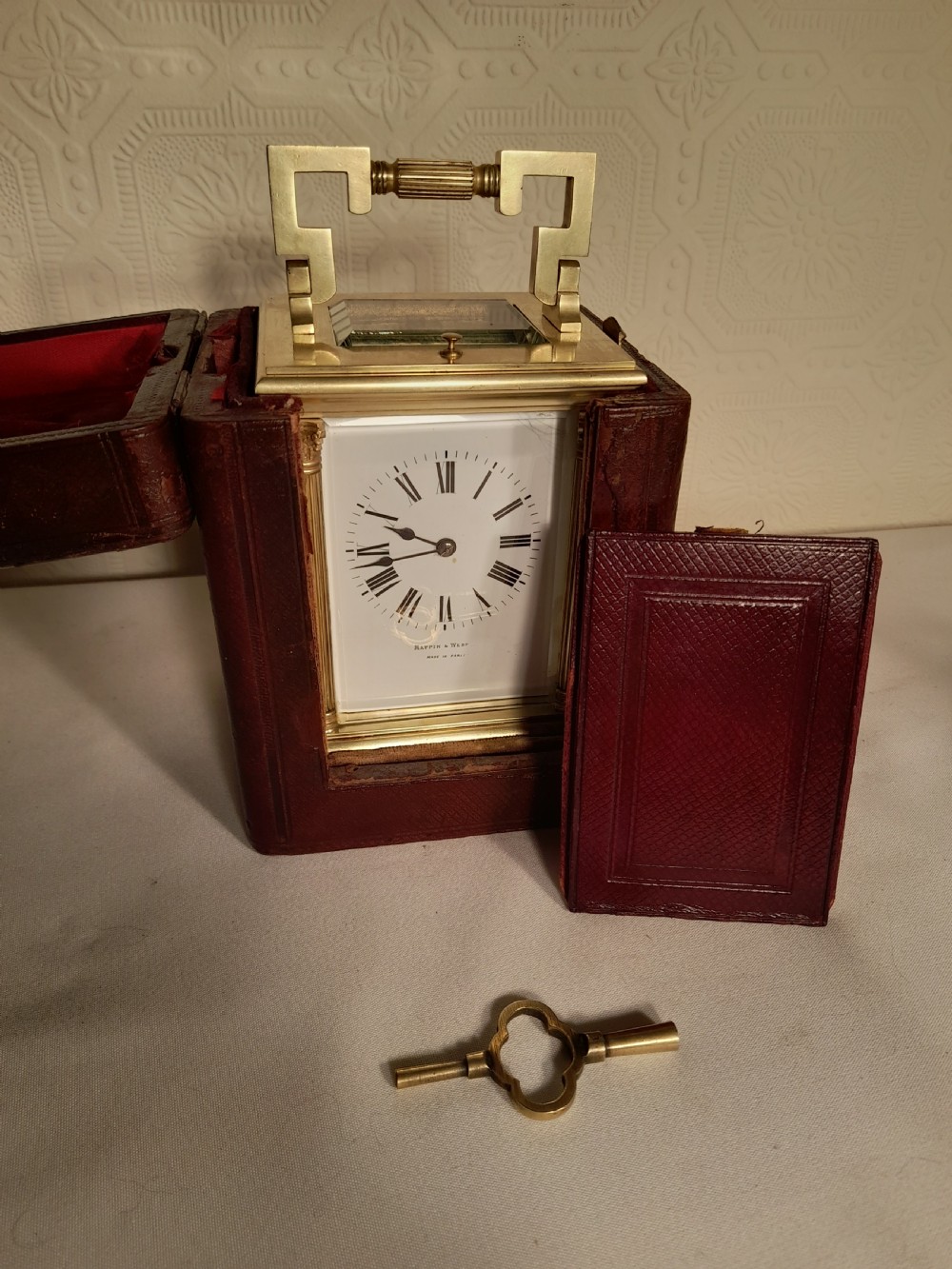Large Striking/Repeating Carriage Clock. MAPPIN & WEBB PARIS. View VIII