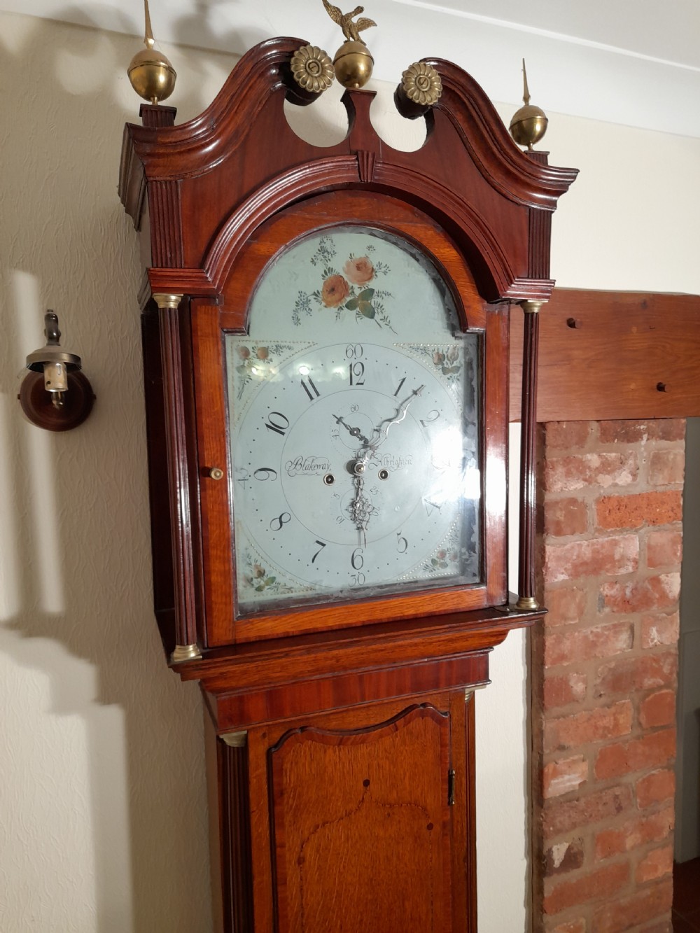 Early Georgian Longcase Clock. BLAKEWAY of ALBRIGHTON. SHROPS. View II