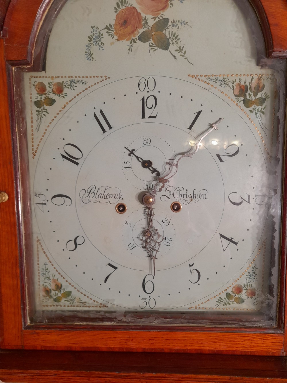 Early Georgian Longcase Clock. BLAKEWAY of ALBRIGHTON. SHROPS. View VII